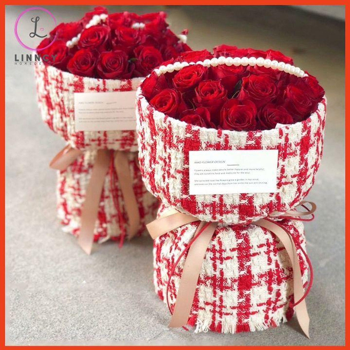 Bó hoa hồng sáp cao cấp tặng người yêu ngày lễ valentine, bó hoa ...