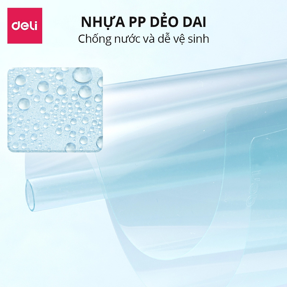 File Đựng Tài Liệu Gáy Rút Deli Bìa Trong Kẹp Tài Liệu Giấy Tờ Hồ Sơ Tiện Lợi Cho Học Sinh Văn Phòng Phẩm Màu Pastel
