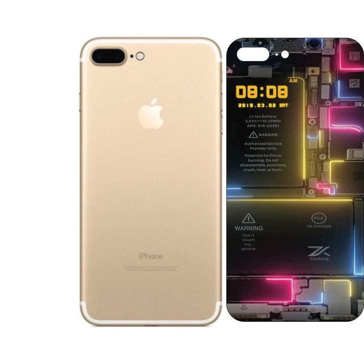 Miếng Dán Skin 3D mặt lưng điện thoại dành cho iphone 7 / 7plus/ 8 ...