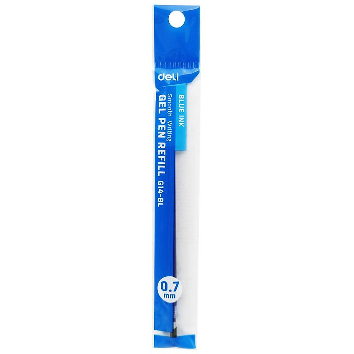 Ruột Bút Gel 0.7 mm - Deli EG14-BL - Mực Xanh