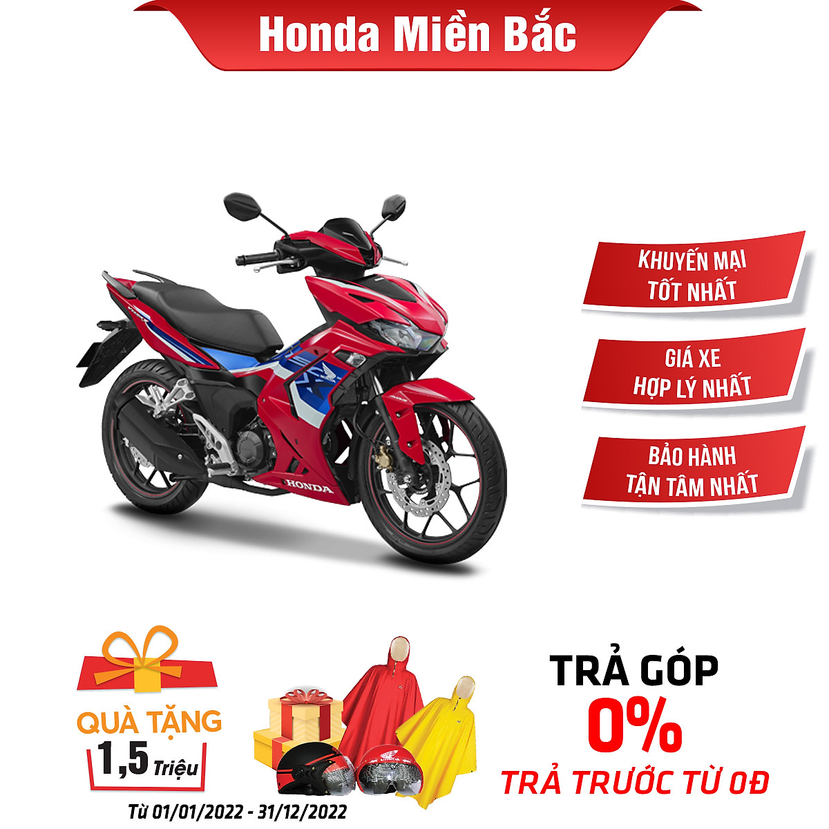 Honda Winner X giảm giá sâu tại đại lý
