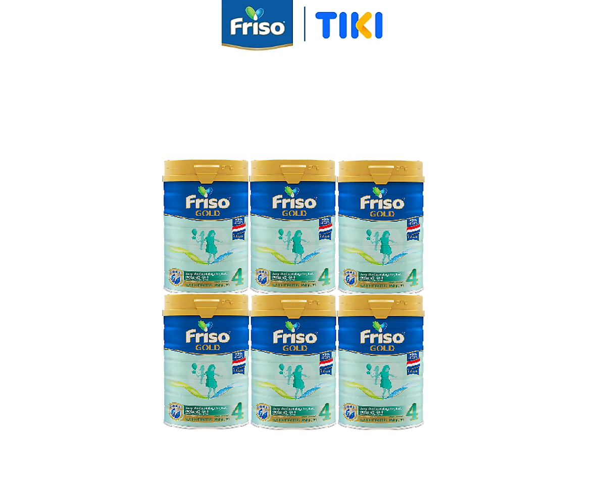 Combo 6 sữa Bột Friso Gold 4 850g (Dành Cho Trẻ Từ 2 - 6 Tuổi)