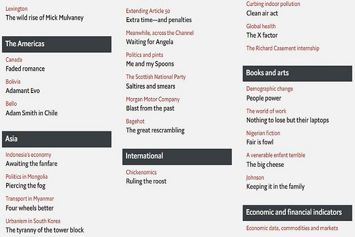 The Economist: The Mother of All Messes - 03.19