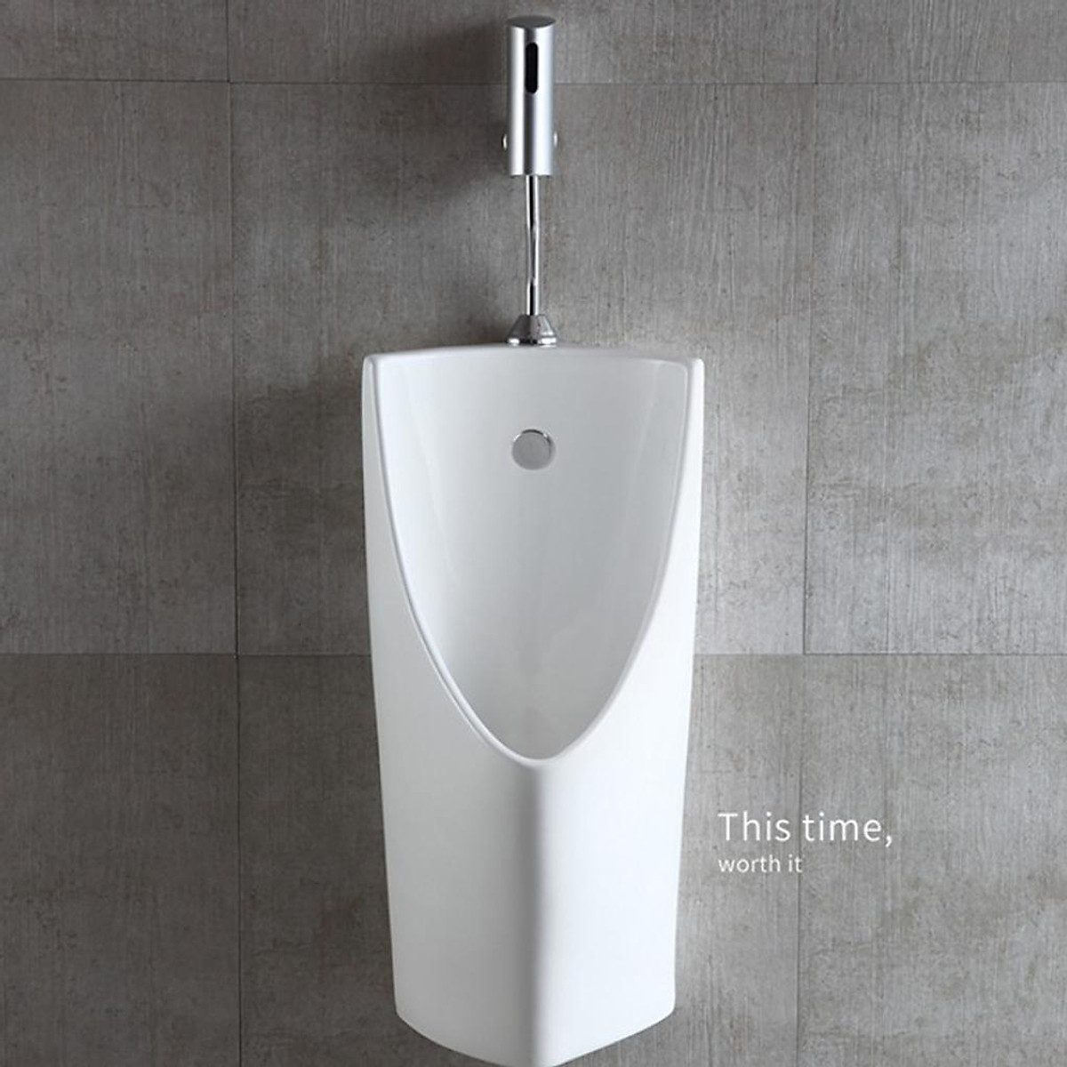 Wall Mounted Automatic Infrared Urinal Flush Valve Touchless Toilet Flusher