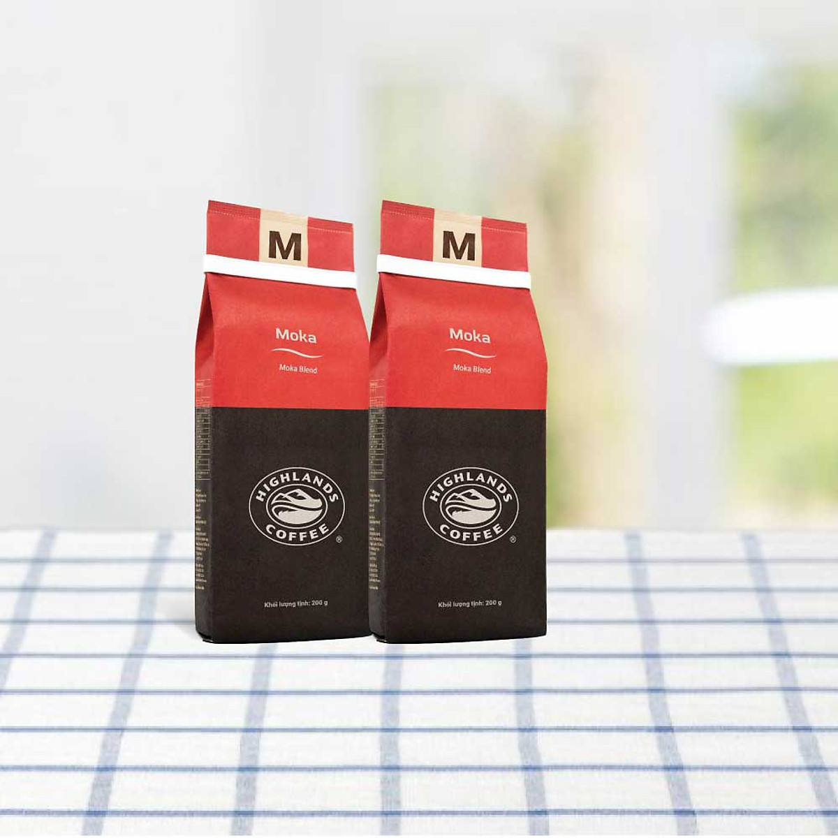 Combo 2 gói Cà Phê Rang Xay Moka Highlands Coffee (200g)