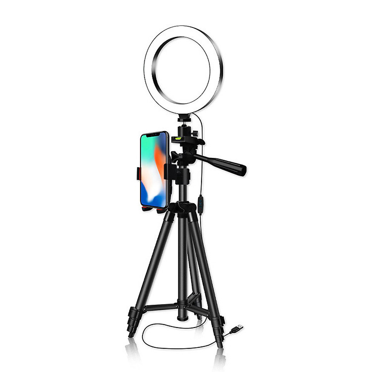 selfie light ring with tripod