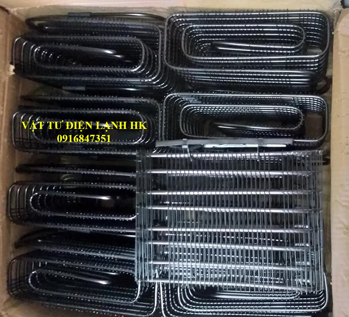 Dàn nóng dạng cuộn tủ đông - Dàn tản nhiệt cuốn tủ mát, dùng cho lốc tủ kem tủ lạnh 19x18x7 cm