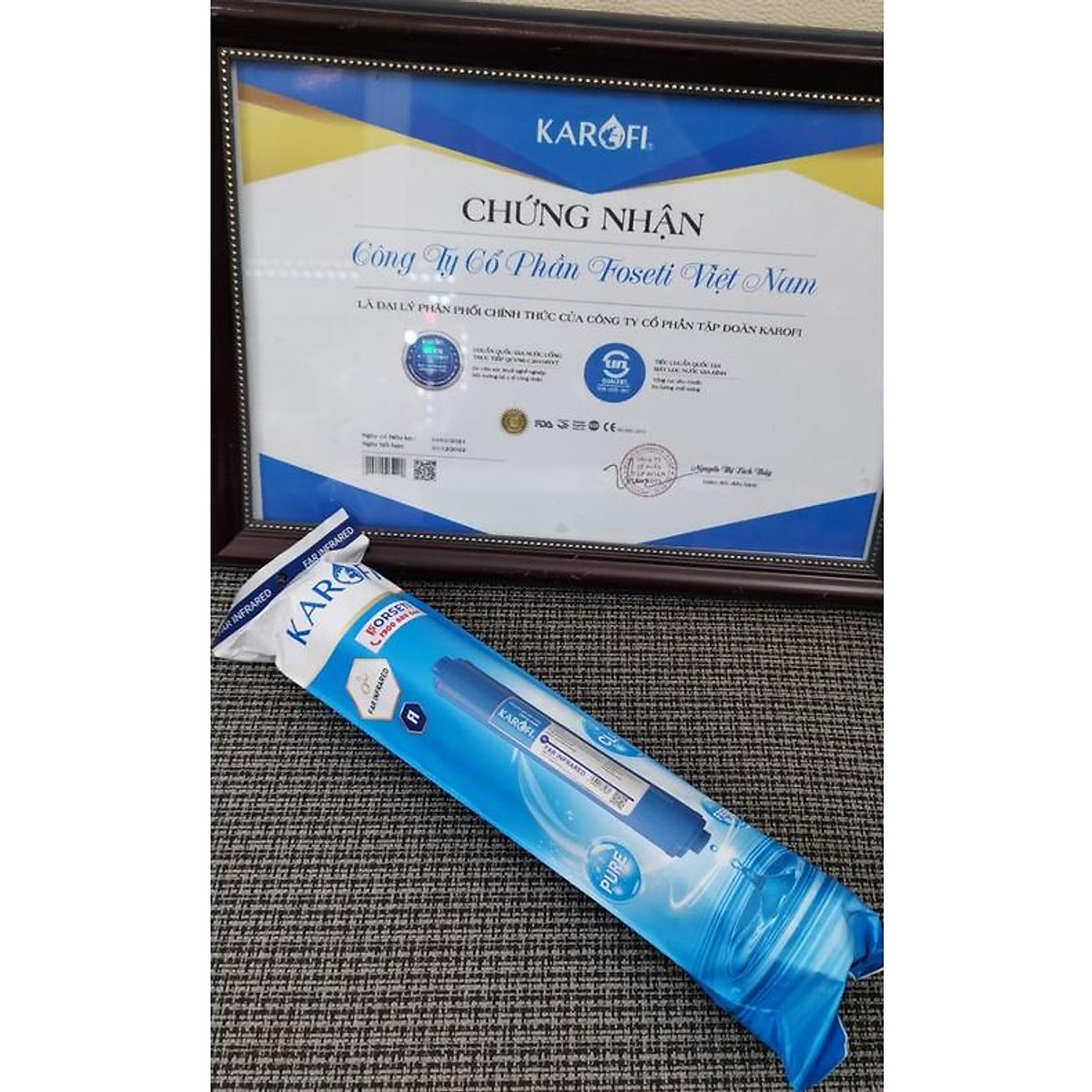 Combo 8 lõi lọc nước Karofi hàng chính hãng dùng cho máy lọc nước Karofi máy sRO (KSI80)