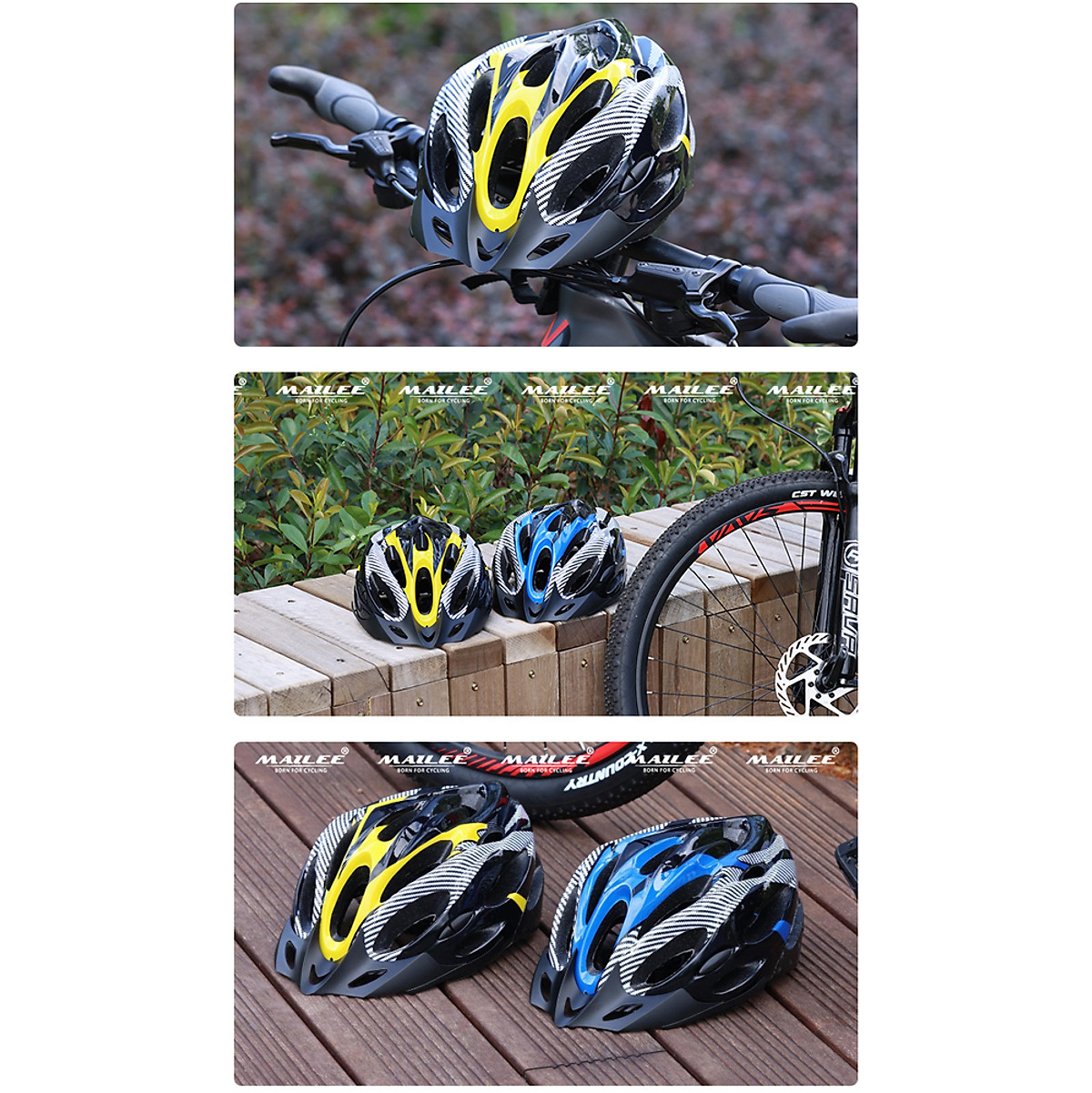 Mũ Bảo Hiểm Xe Đạp MTB Điều Chỉnh Cho Nam/Nữ, họa tiết carbon FTTK-01 nhiều màu, chất liệu xốp EPS - Thiết Kế Thể Thao, an toàn, nhẹ, thoáng khí, vành tháo rời cho xe đạp MTB - Mai Lee