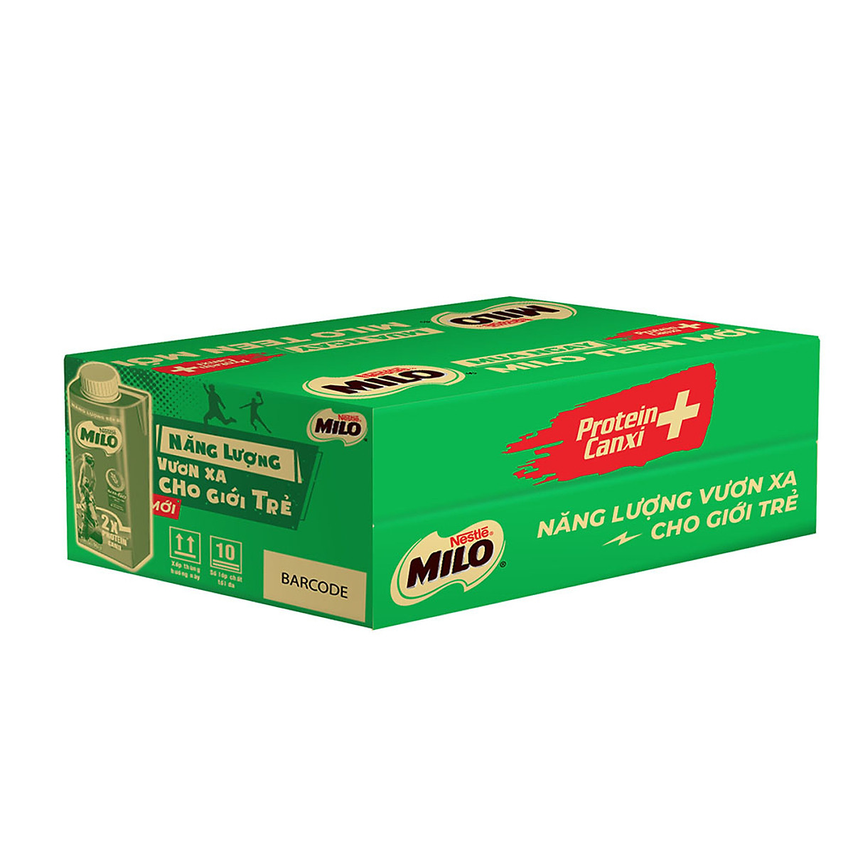 Sữa Lúa Mạch Nestlé MILO Teen Protein Canxi (24 x 210ml)