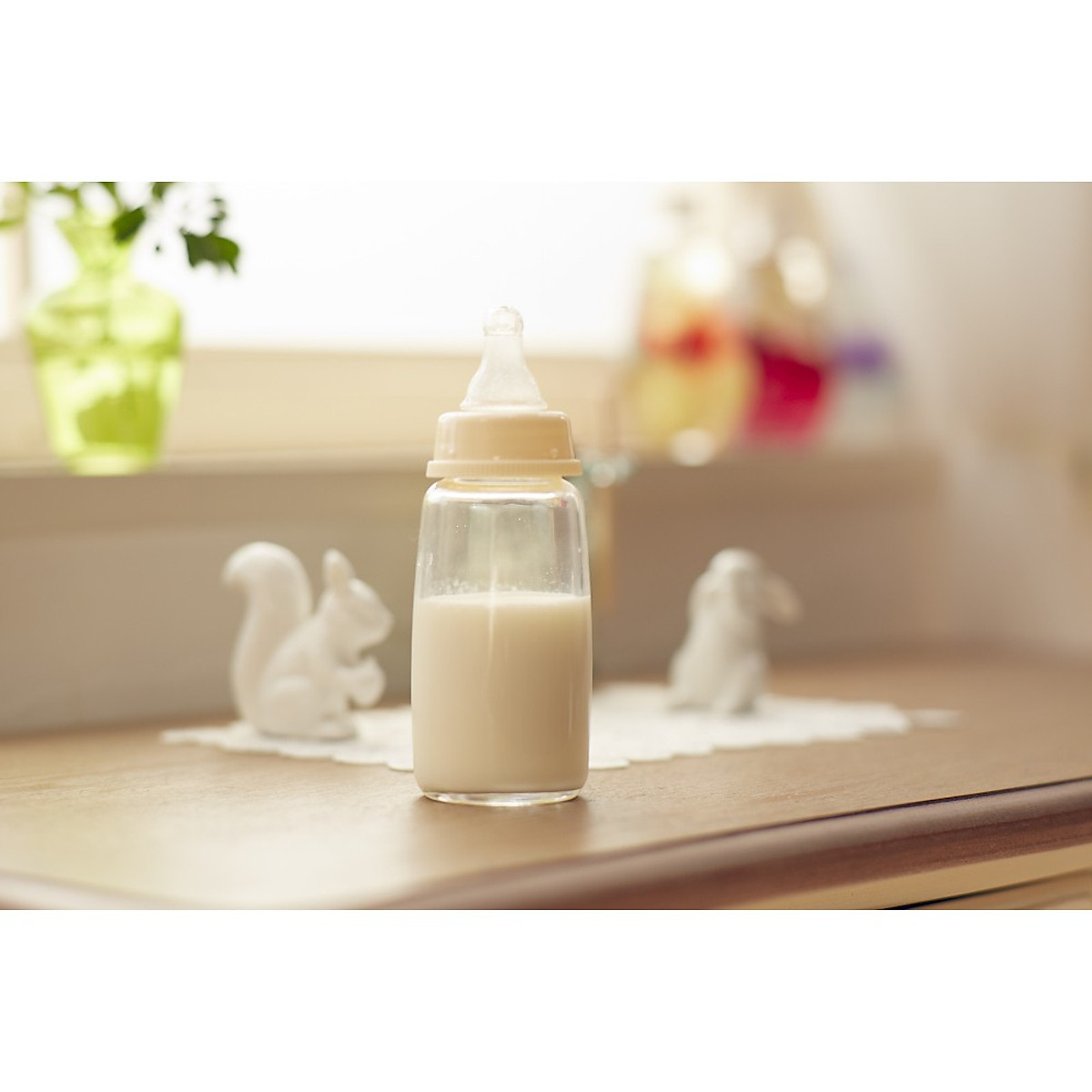 Bình sữa thủy tinh chịu nhiệt Chuchu Baby Chính Hãng