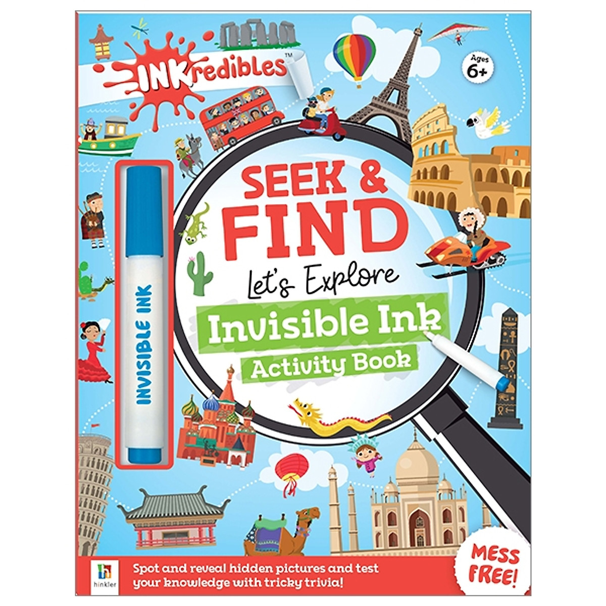 Inkredibles Seek And Find: Let's Explore Invisible Ink Activity Book
