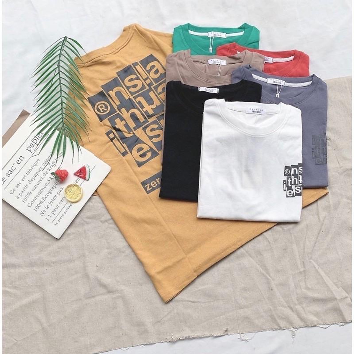 Áo polo croptop tron