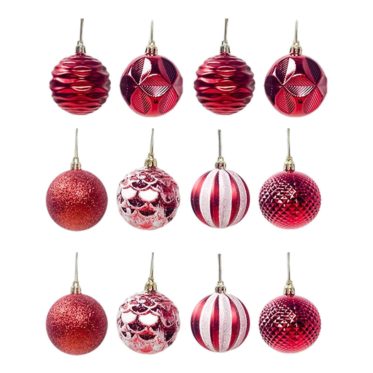 Alpine Corporation 13 in. Tall Large Hanging Christmas Ball