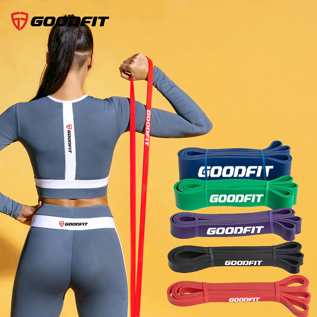 Dây tập gym, tập mông mini band GoodFit GF913MB