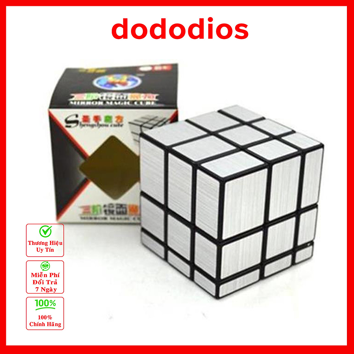 Rubik Biến Thể Mirror Cube 3x3, Rubic Gương Có Chọn Màu dododios