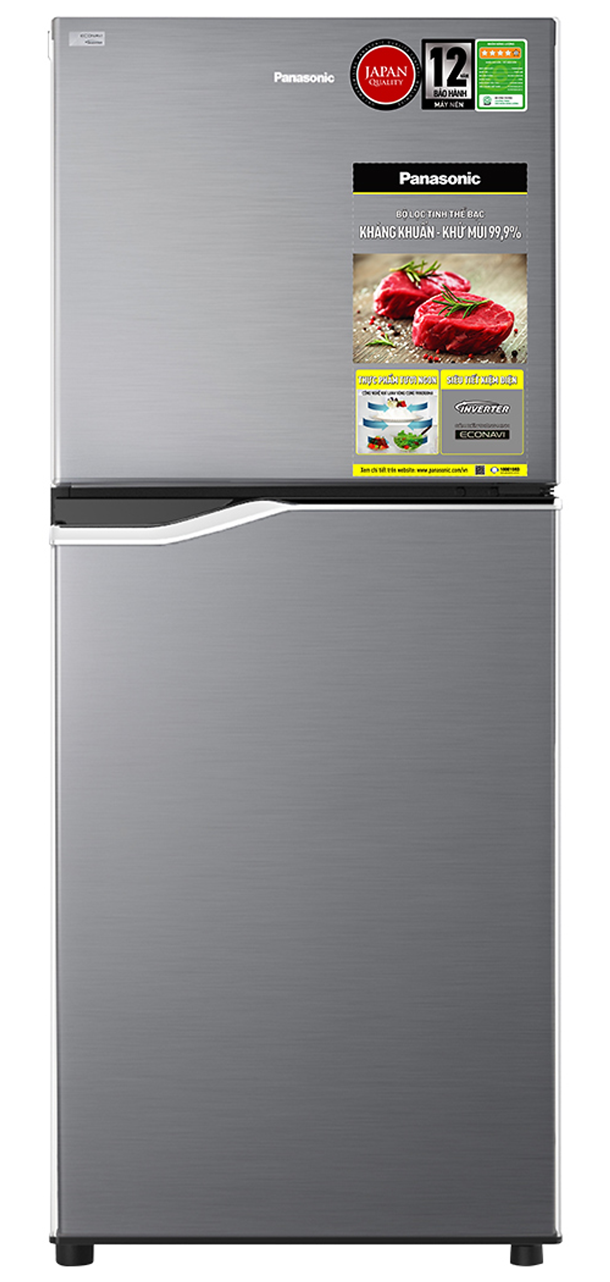 Tủ lạnh Panasonic Inverter 170 lít NR-BA190PPVN - Hàng chính hãng- Giao toàn quốc