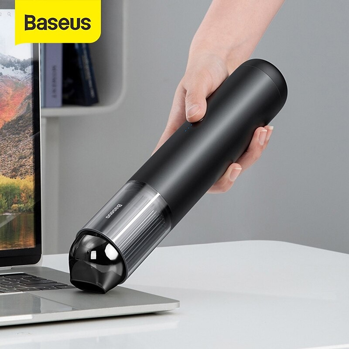 Máy hút bụi pin sạc cầm tay Baseus A3 Car Vacuum Cleaner (15000pa, 135W, Vacuum Portable Cleaner) - Hàng Chính Hãng