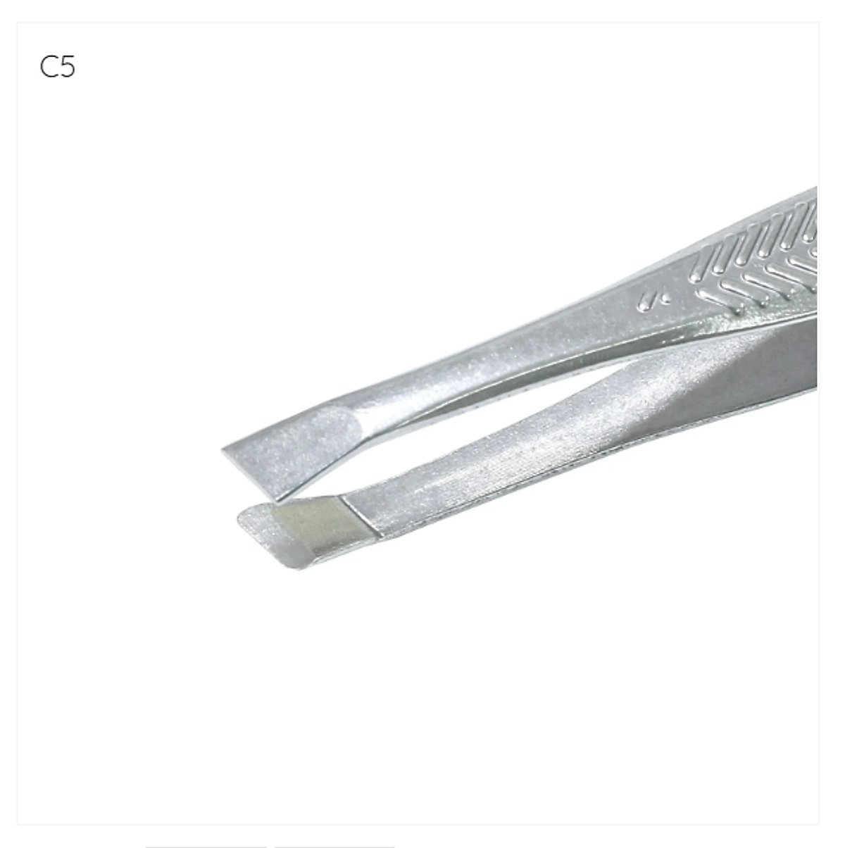 Nhíp gắp lông mi bằng thép không gỉ đầu nhọn cong  Nhíp dao cạo
