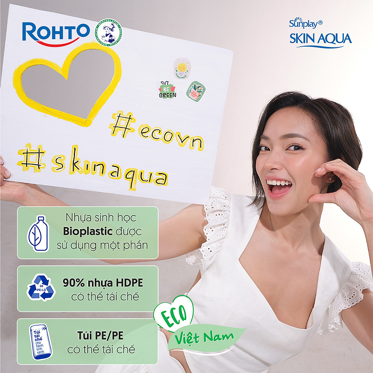 Kem chống nắng Skin Aqua dưỡng trắng & dưỡng ẩm, dùng hàng ngày dạng gel Sunplay Skin Aqua Silky White Gel Eco Việt Nam SPF 50, PA++++ 30g