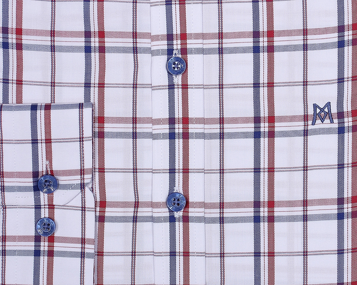 Áo sơ mi nam tay dài form ôm slim fit Khatoco A1MD468S1-CNCR291-2502-D