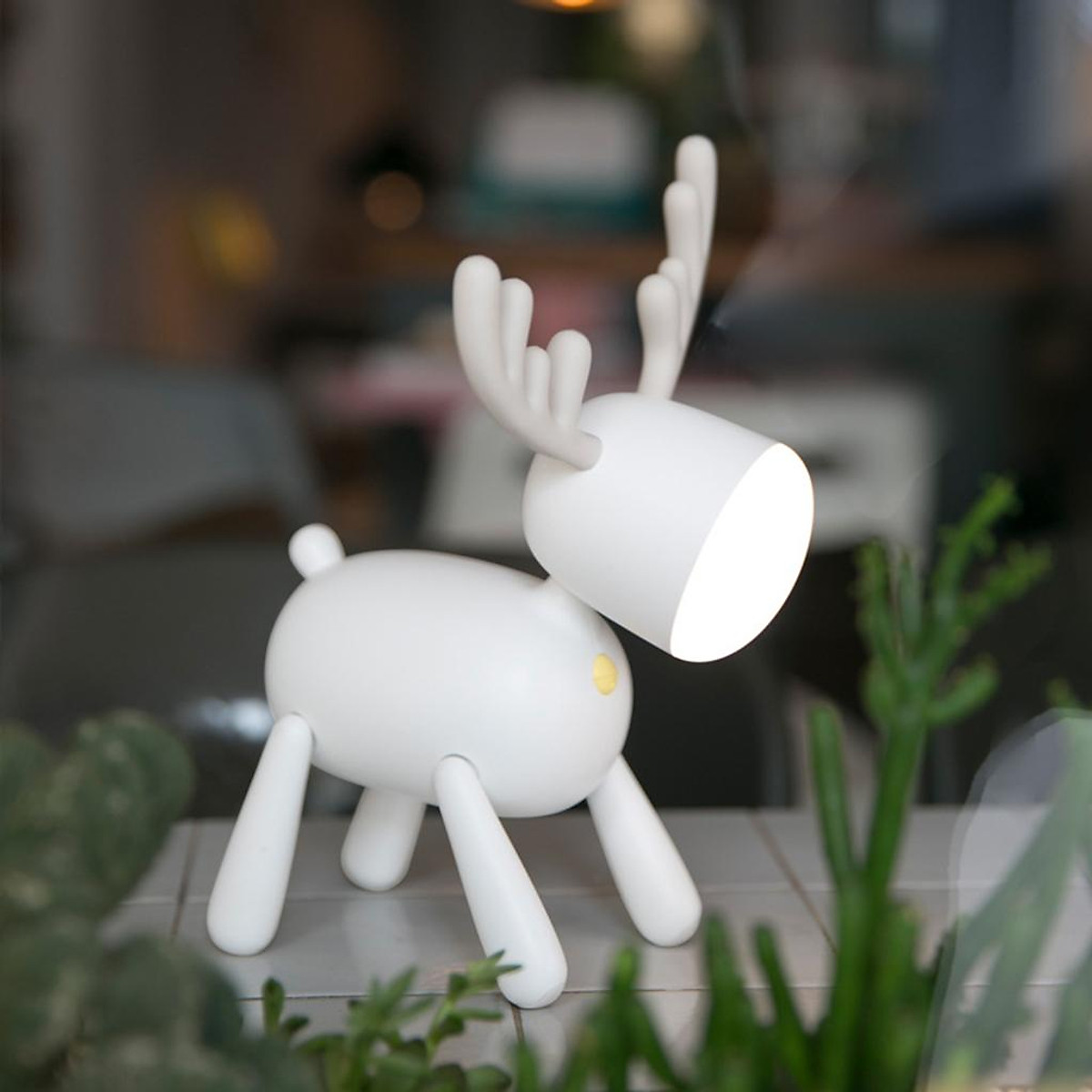 Elk Night Light for Kids Safe Cute Animal Baby Bedside Lamp USB Rechargeable Lamps for Bedroom Elk Night Light for Kids Safe Cute Animal Baby Bedside Lamp USB Rechargeable Lamps for Bedroom