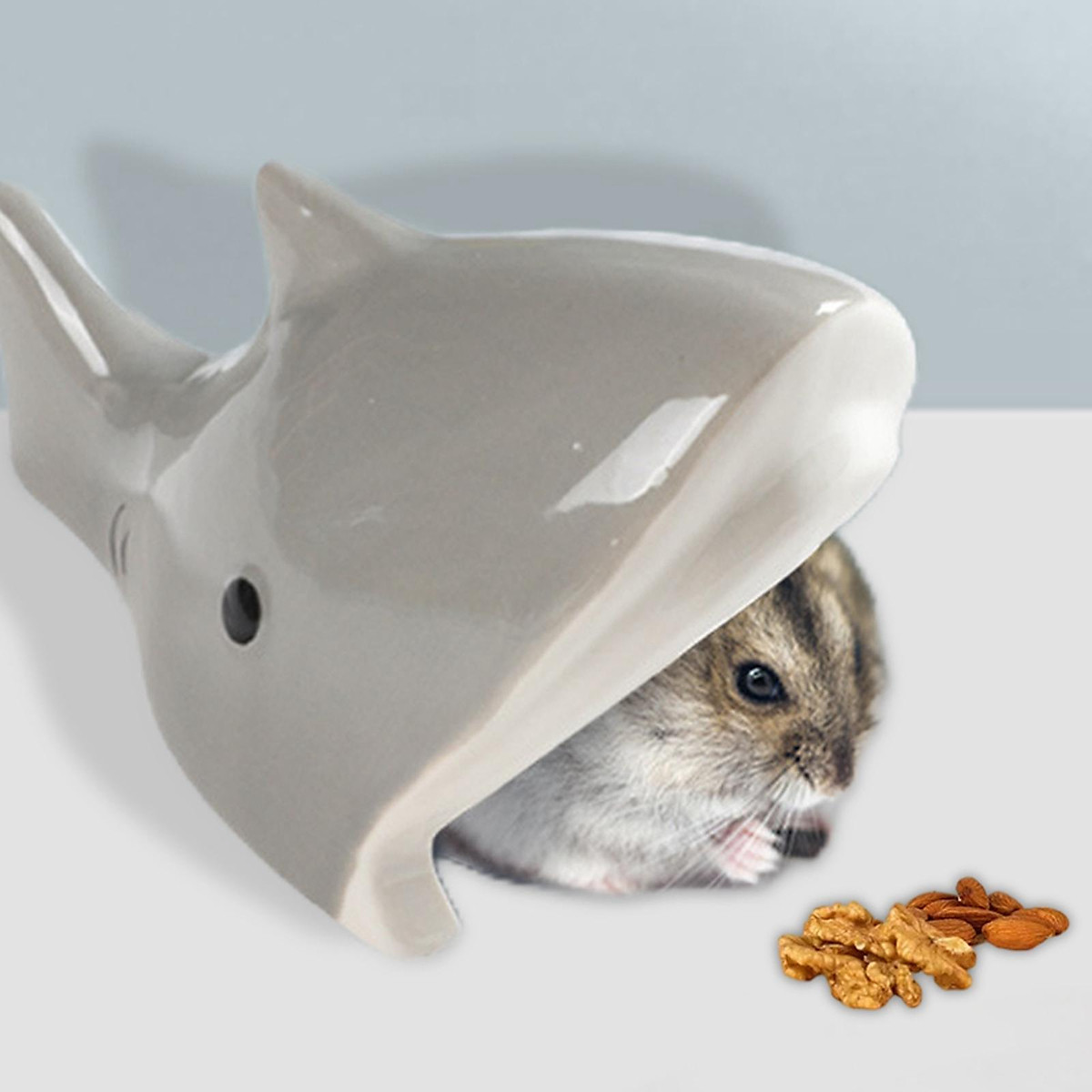 Cartoon Ceramic Hamster House Hideout Cave Small Animal Hut - Chăm sóc thú cưng Cartoon Ceramic Hamster House Hideout Cave Small Animal Hut - Chăm sóc thú cưng