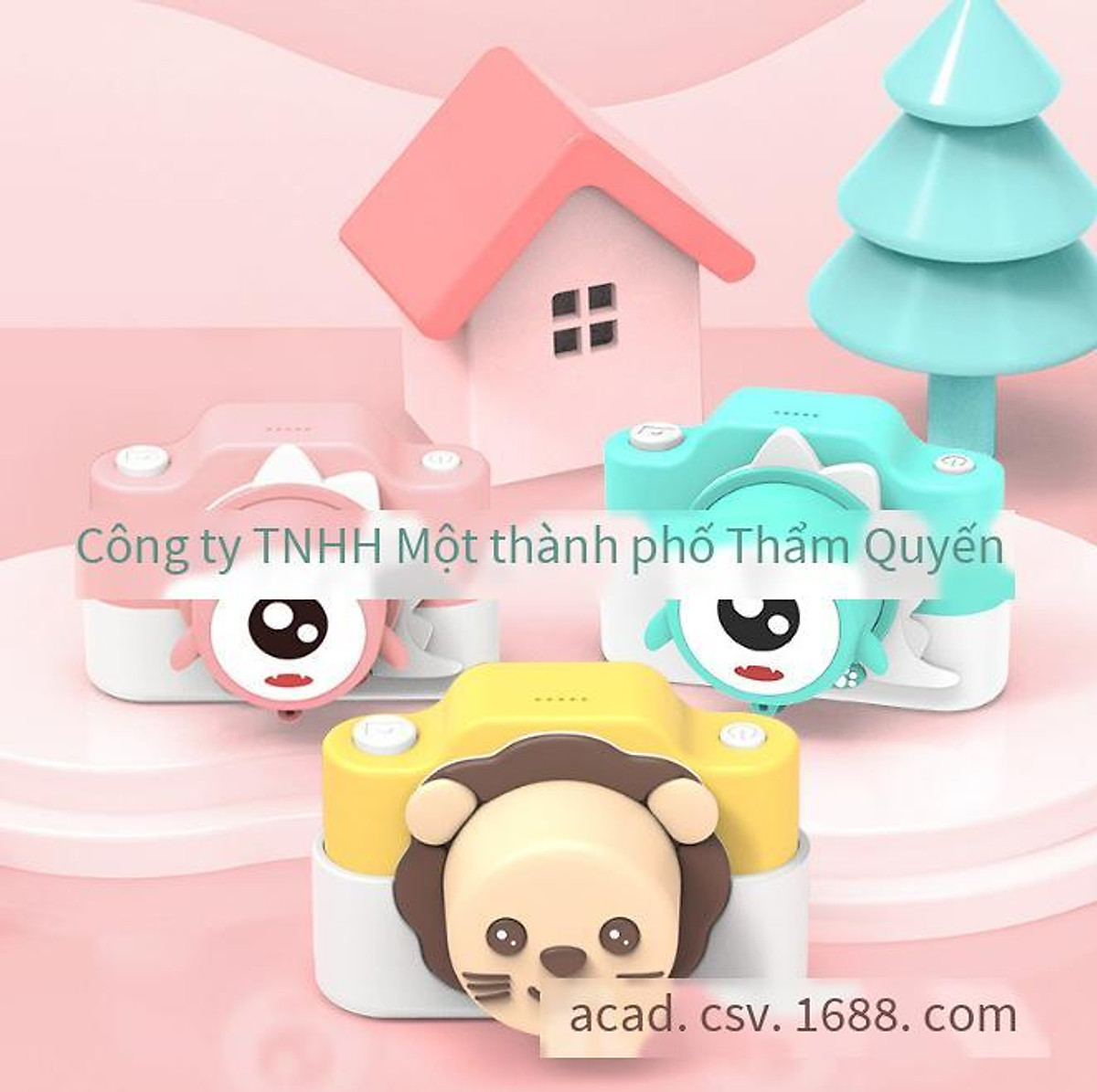 Giao hàng nhanh 2.0 inch phim hoạt hình trẻ em máy ảnh kỹ thuật số 24