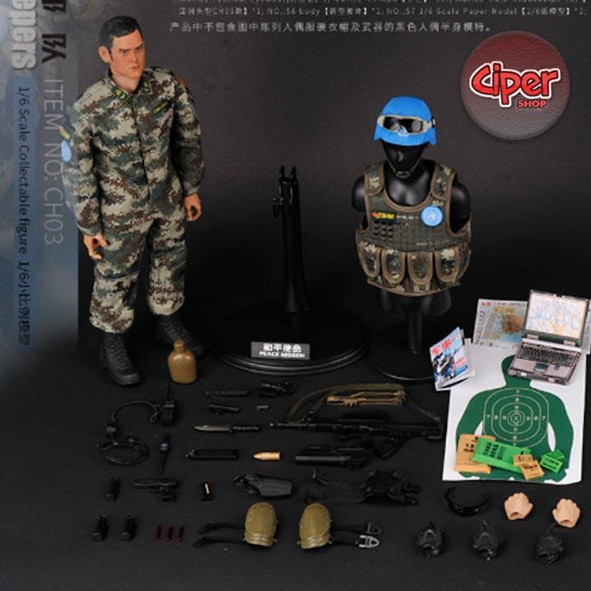 Mua Mô hình Lính PFOR Chinese Peacekeepers CH03 16  KADHOBBY  Tiki
