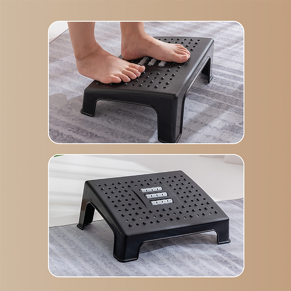 Ghế Gác Chân Công Thái Học Ergonomic Footrest, Ghế Kê Chân Ghế Gác Chân Văn Phòng