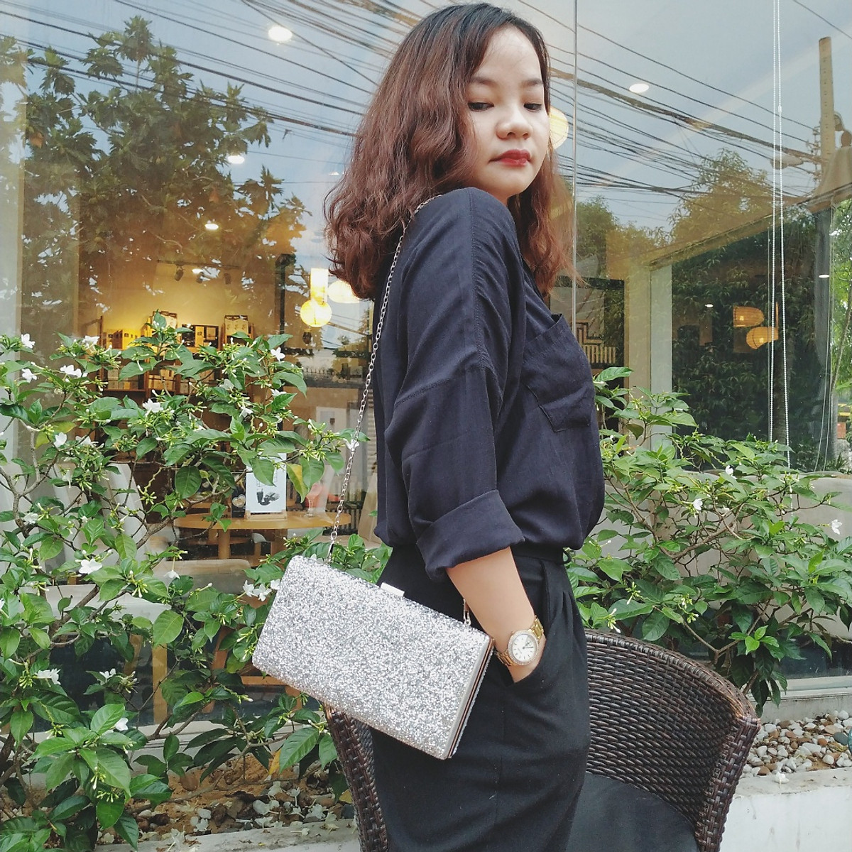 Ví dự tiệc cưới sang trọng, kèm dây xích sang trọng, đẳng cấp (Nhiều mẫu để chọn)
