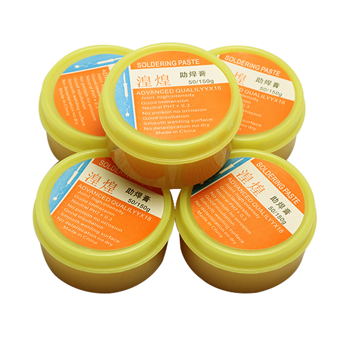 Mua Combo 5 Hộp Mỡ Hàn Soldering Paste JYD 50/150g tại Linh Kiện Điện