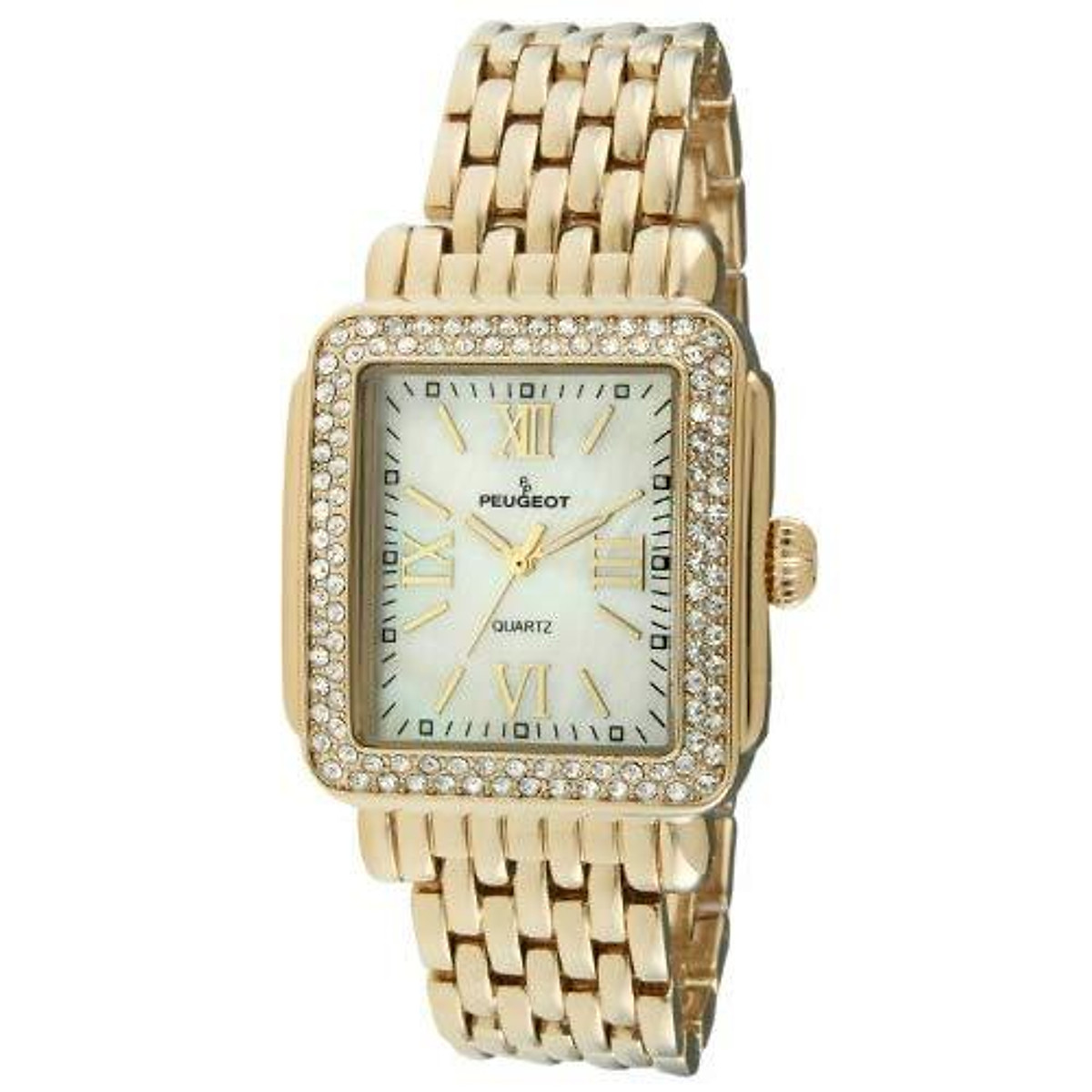 Mua Peugeot Rectangle Deco Crystal Bezel Bracelet Dress Watch