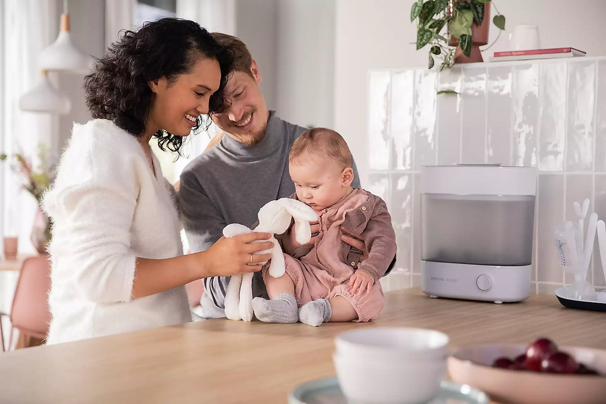 Máy tiệt trùng bình sữa 3 trong 1 Philips Avent SCF291.00 - Hàng chính hãng