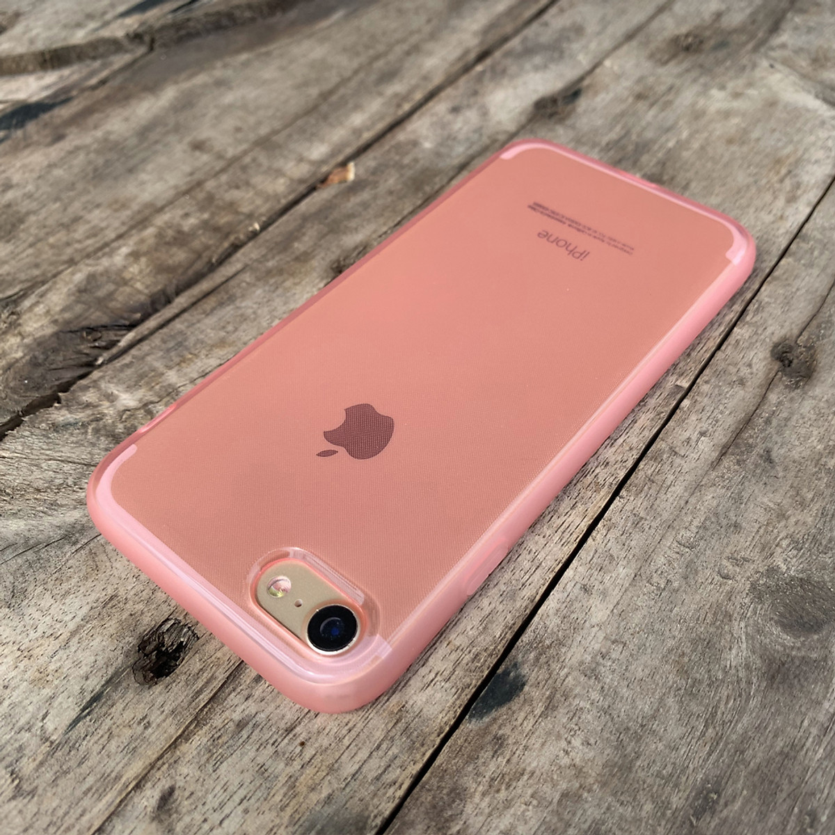 Ốp lưng dẻo cao cấp dành cho iPhone 7 / iPhone 8 - Màu hồng mờ