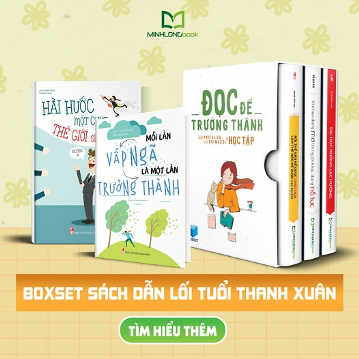 Đọc Để Trưởng Thành - Tuyển Chọn Những Cuốn Sách Hay Dành Cho Bạn Trẻ (Hộp 5 Cuốn) - Tặng Kèm Sổ Độc Quyền (Số Lượng Có Hạn)