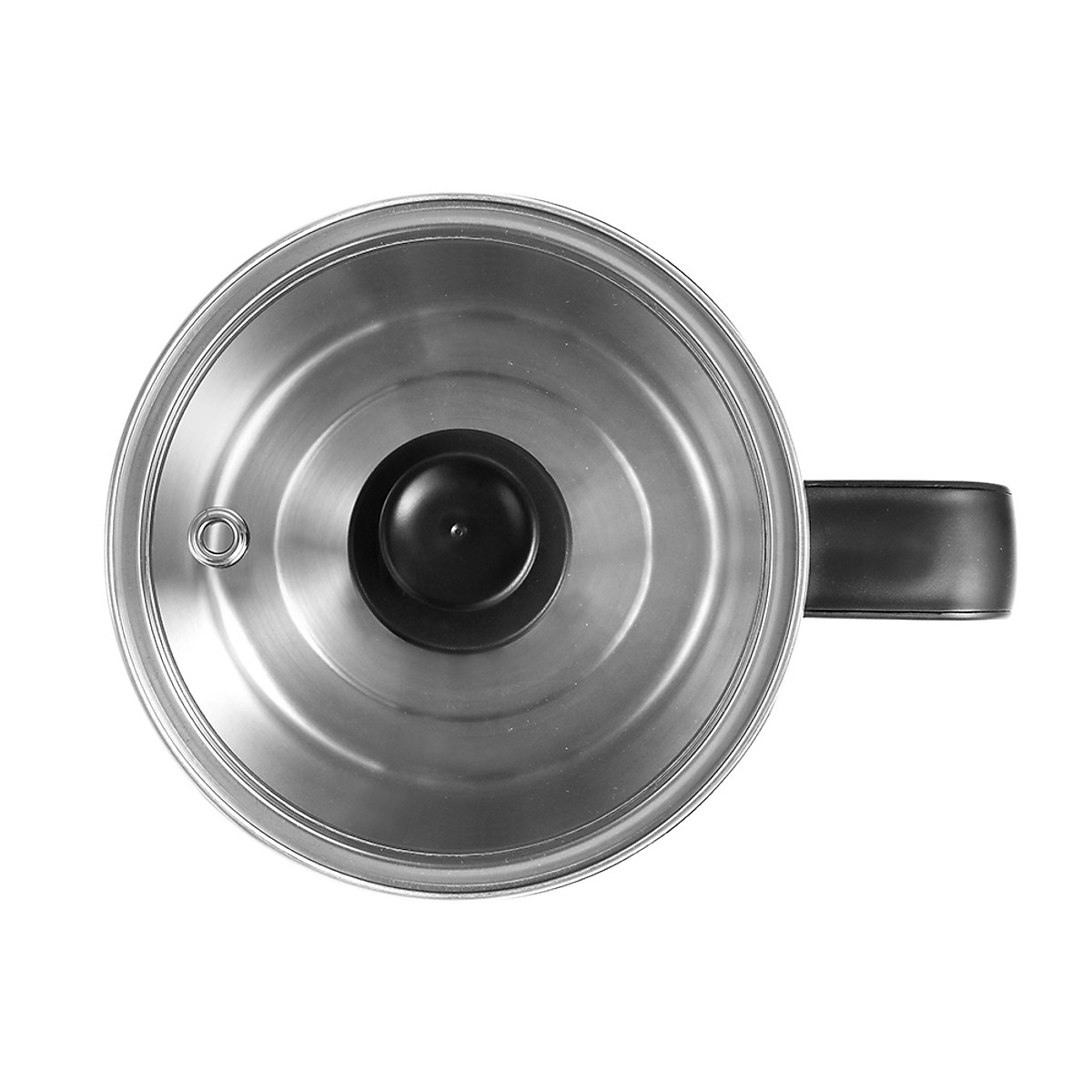 Nồi Điện Đa Năng Lock&Lock EJP116BLK 0.8 Lít Dùng Nấu Mì, Nấu Lẩu - Hàng Chính Hãng Tặng Kèm Khay Hấp Trứng Và Combo Ống Hút + Cọ Rửa