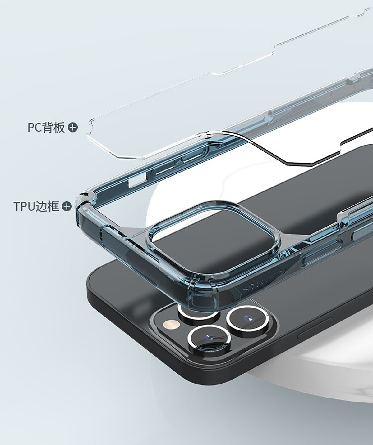 Ốp Lưng Nillkin Nature TPU Pro dành cho iPhone 14 / 14 Max/ 14 Pro / 14 ProMax - Hàng Chính Hãng