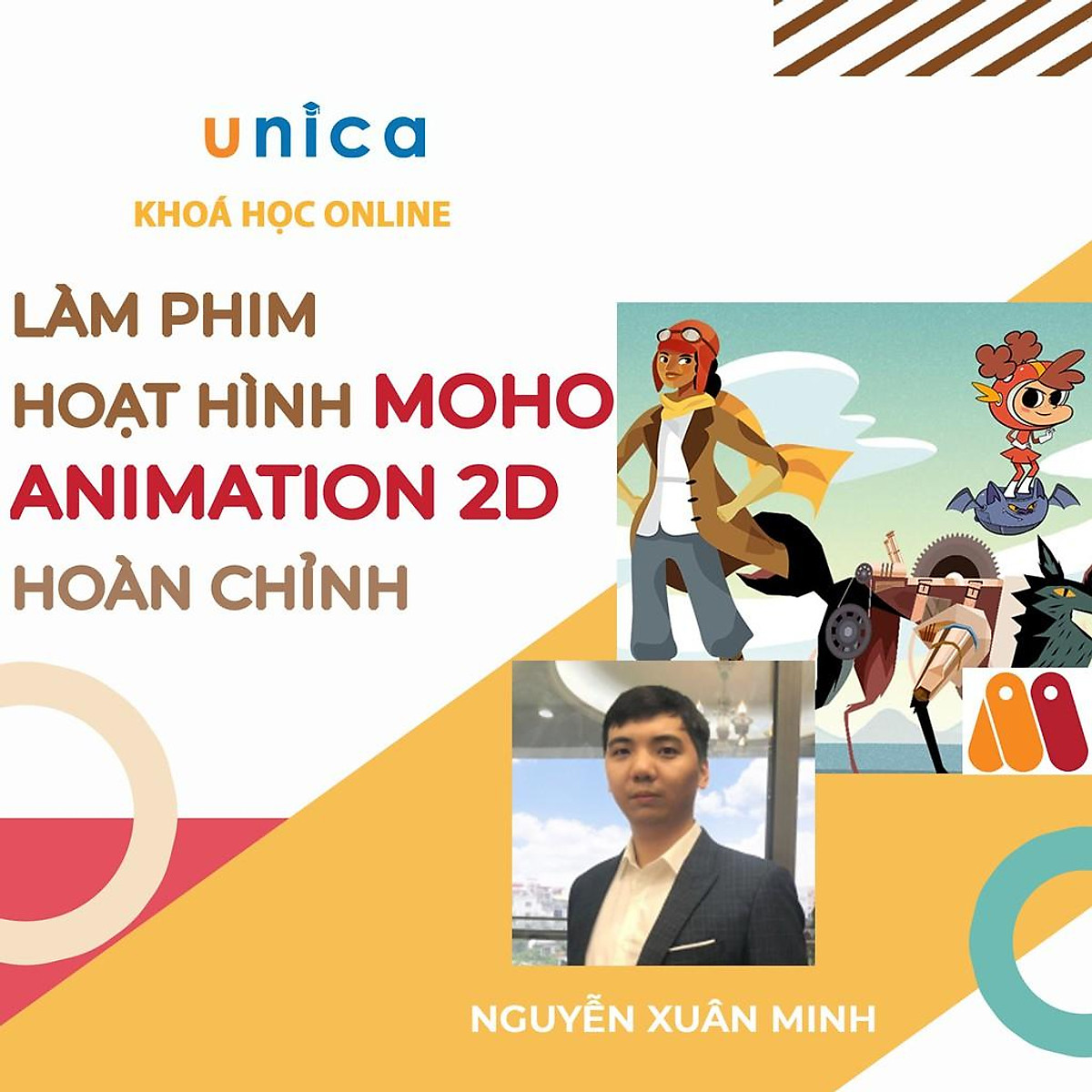 Khóa học DỰNG PHIM - Học làm phim hoạt hình Moho Animation 2D hoàn chỉnh  