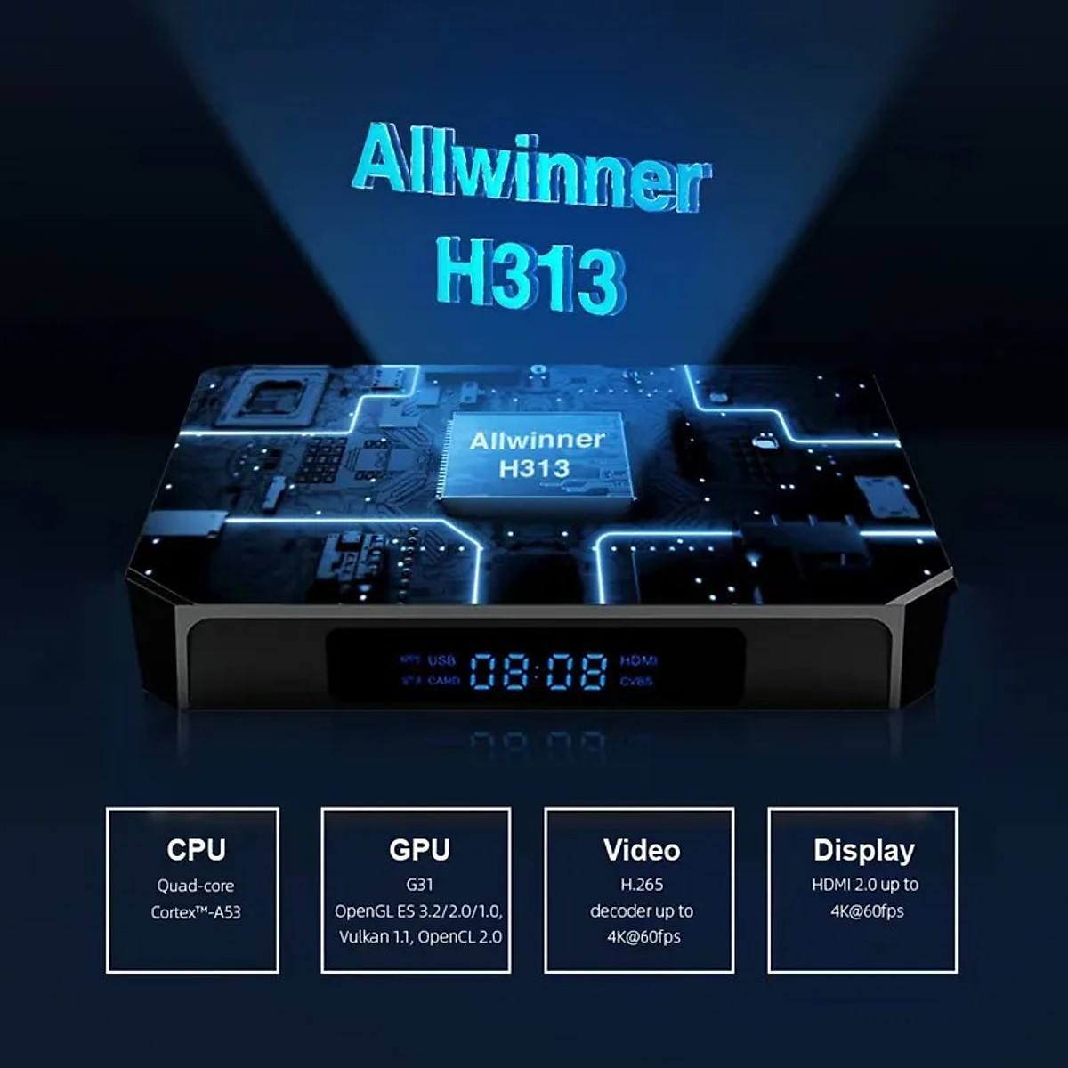 Tivi box M98 Pro mới có điều khiển giọng nói tiếng việt Ram 4G Rom 32G hỗ trợ bluetooth Wifi băng tần kép cài sẵn chương trình tivi và xem phim HD miễn phí vĩnh viễn - Hàng nhập khẩu