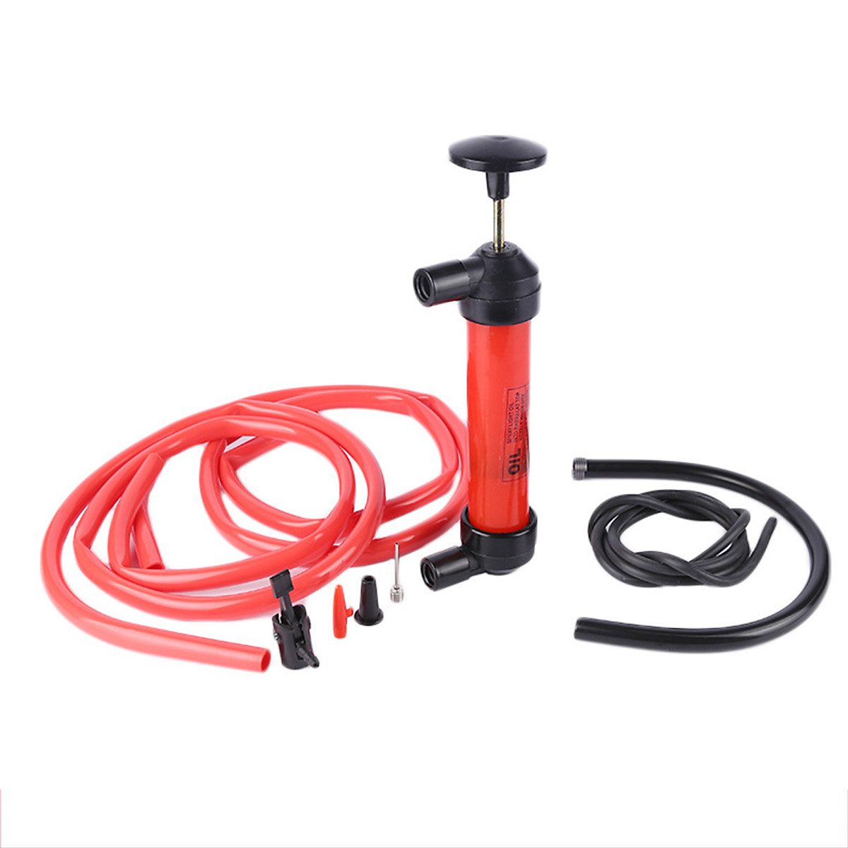 Manual Oil Transfer Pump - 5L/min Portable Siphon For Fuel And Fluids