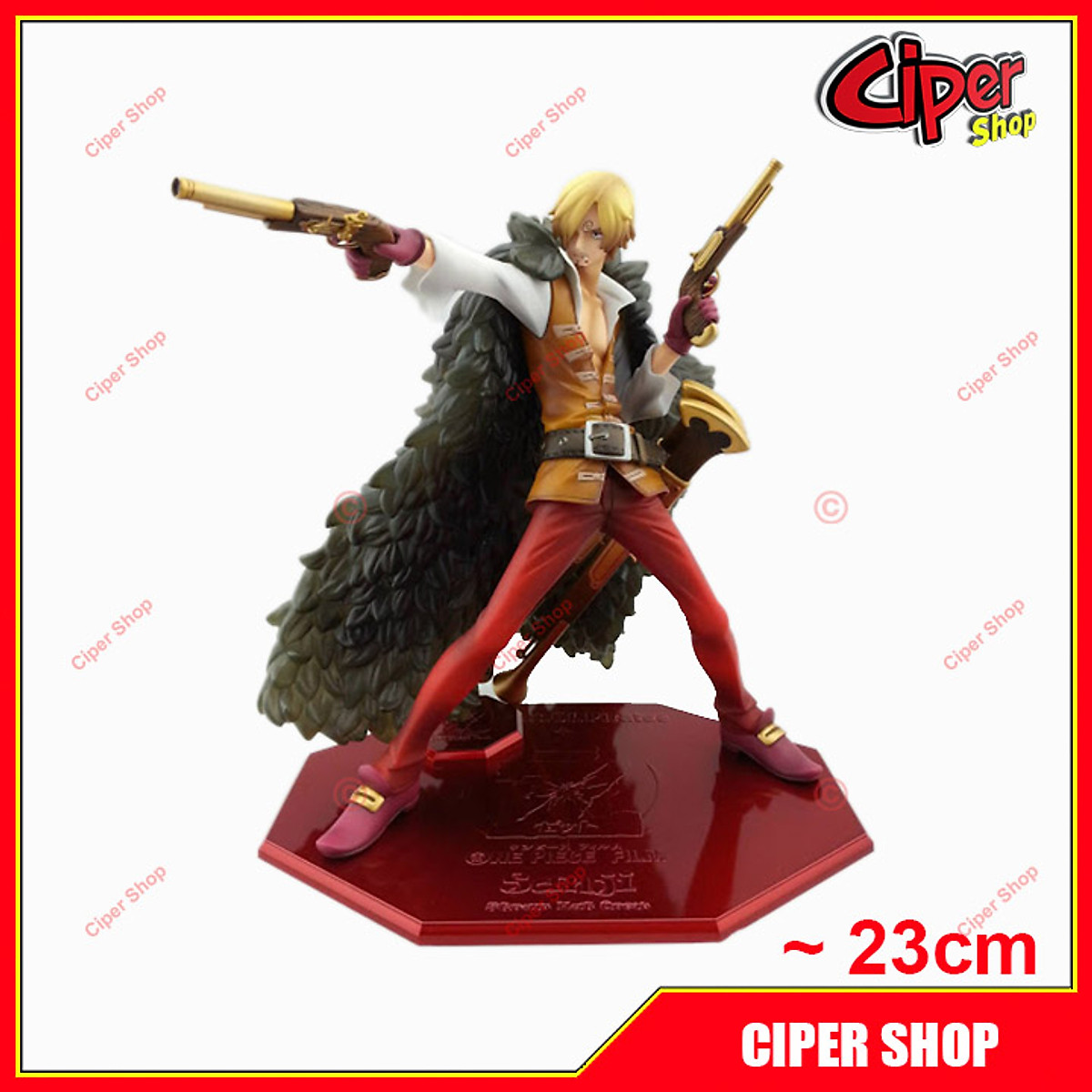 Mô hình nhân vật Sanji áo đen trong truyện tranh One Piece cao 32 cm chân #46 Mô hình nhân vật Sanji áo đen trong truyện tranh One Piece cao 32 cm chân