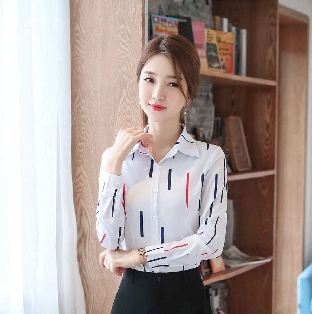 Mua Áo sơ mi nữ Đũi Việt thiết kế cổ V thời trang ALE12 M tại ĐŨI VIỆT Official #43 Mua Áo sơ mi nữ Đũi Việt thiết kế cổ V thời trang ALE12 M tại ĐŨI VIỆT Official