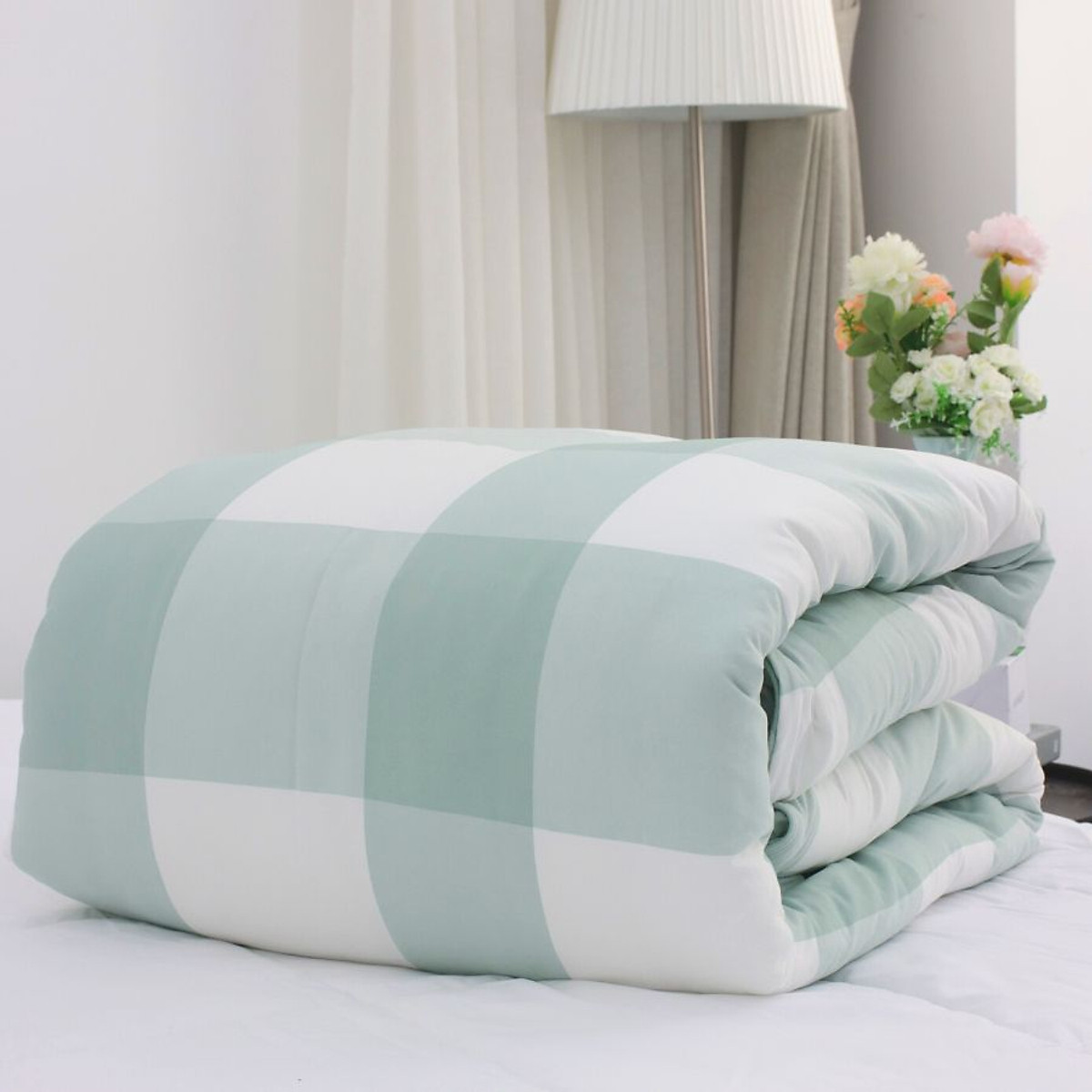 Chăn bốn mùa nhuộm sợi công nghệ Yarn Dyed K-Bedding KPCD 203 (200x220cm)