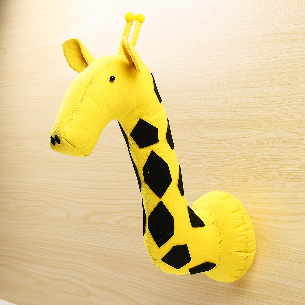 Mua 3D Felt Stuffed Giraffe Animal Head Wall Hanging Room Decor Toy  Christmas Gift