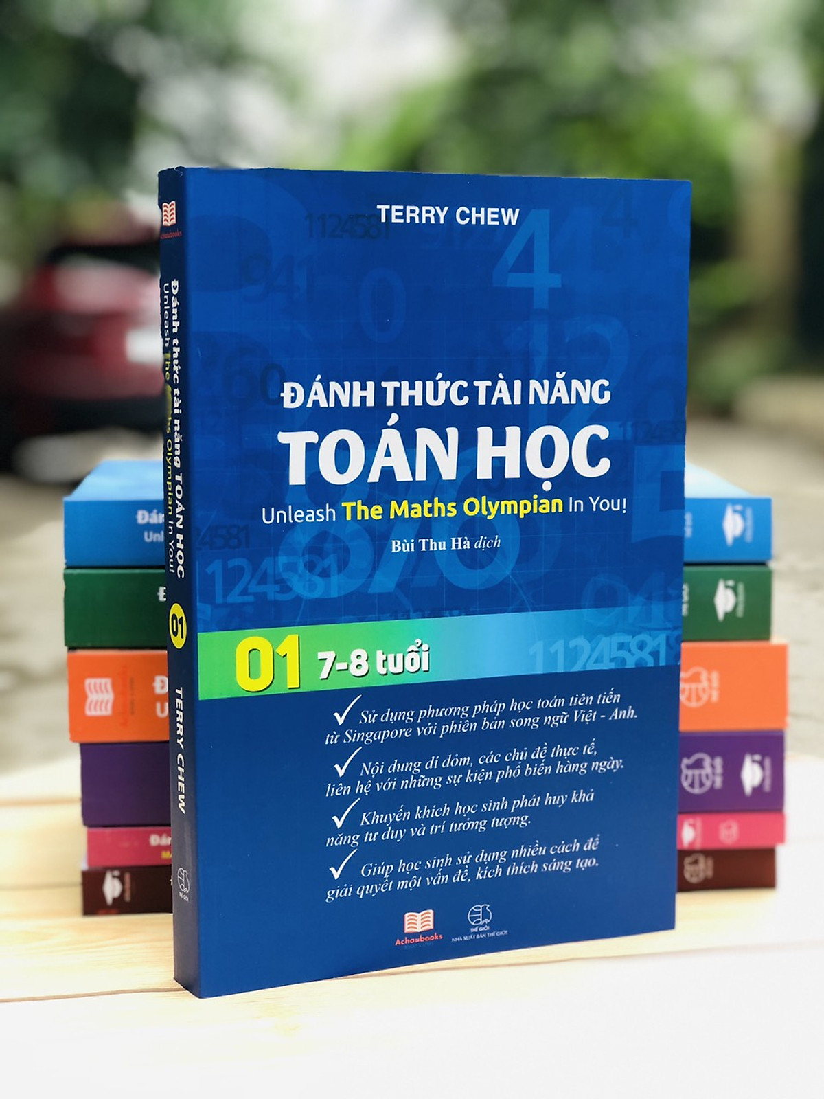 Sách đánh thức tài năng toán học 1, toán lớp 1, toán lớp 2 ( 7 - 8 tuổi )