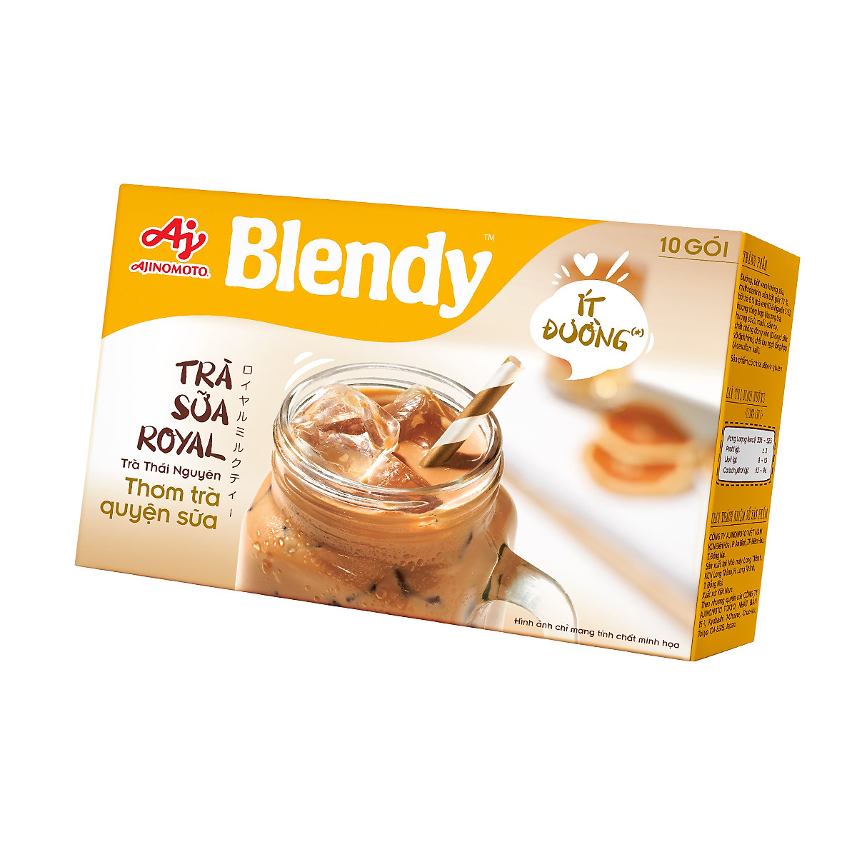 Combo 2 Hộp Trà Matcha Sữa 160g/Hộp và Blendy® Trà Sữa Royal 144g/Hộp
