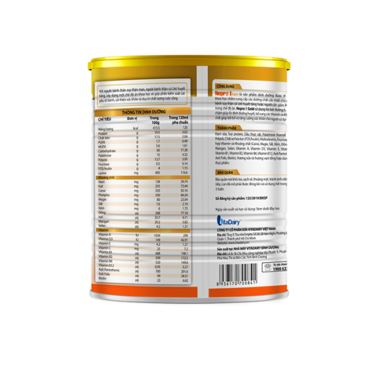 Sữa Nepro 1 Gold 400g