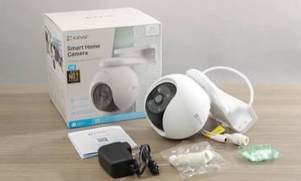 Camera WiFi EZVIZ H8 3K - Độ Phân Giải 5MP, Bao Phủ Toàn Cảnh 360 Độ, Phát Hiện Con Người, Đàm Thoại 2 Chiều - HÀNG CHÍNH HÃNG
