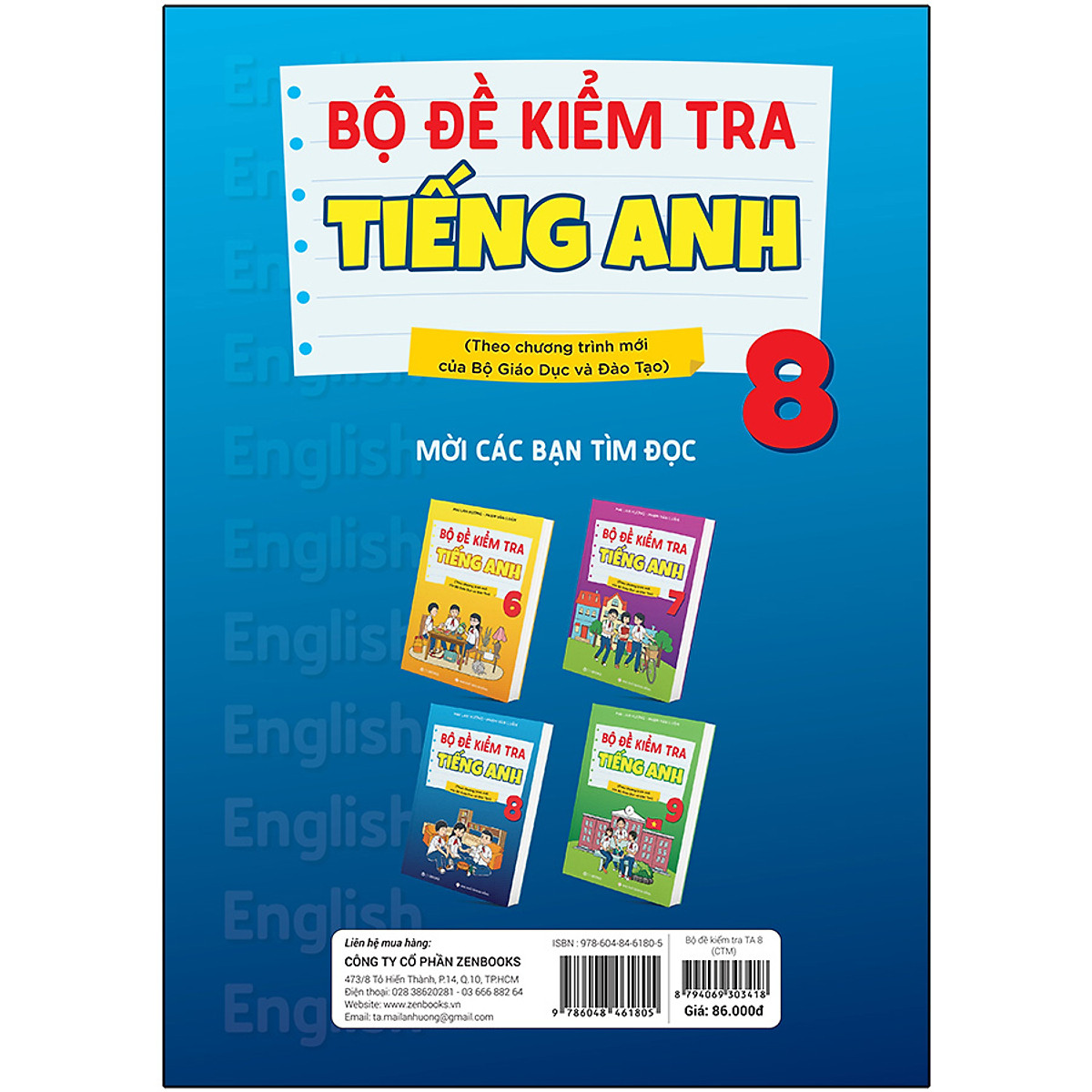 Bộ Đề Kiểm Tra Tiếng Anh 8 (Chương Trình Thí Điểm)